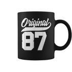 39Geburtstag Geschenk Mann Frau Original Jahrgang 1987 Tassen
