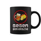 Gegen Bierversuche Bier Männer Tassen