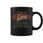 Ich Bin Ein Eins Ich Höre Nicht AufWenn Ich Müde Bin Ich Höre Auf Eins Name Koffiemok