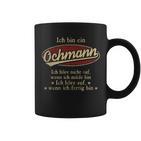 Ich Bin Ein Ochmann Ich Höre Nicht AufWenn Ich Müde Bin Ich Höre Auf Ochmann Name Koffiemok