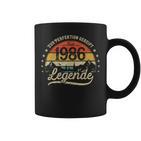 Legendeeit 1986 40 Jahre 40 Geburtstag Mann Frau Geschenk Tassen