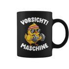 Vorsicht Maschine Küken Bodybuilding Gym Fitness Tassen