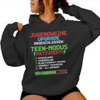 Jugendweihe 2026 Upgrade Für Gamer Kapuzenpullover für Damen