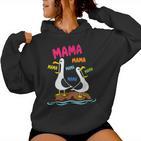 Lustiges Möwen Mama Humorvolleogel Meme Mama Kapuzenpullover für Damen