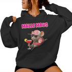 Malle Maus Mallorca Party Outfit Jga Frauen Kapuzenpullover für Damen