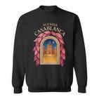 Avenida Casablanca Lustig Marokkanisch Marokko Maroc Travail Sweatshirt