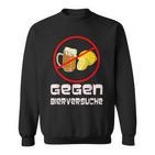 Gegen Bierversuche Bier Männer Sweatshirt