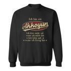 Ich Bin Ein Akkoyun Ich Höre Nicht AufWenn Ich Müde Bin Ich Höre Auf Akkoyun Name Sweatshirt