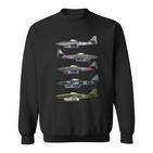 Messerschmitt Me 262Chwalbe Ww2 Jet Fighter Sweatshirt