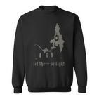 Okkult Gothicatan Brennende Kirche Antichrist Baphomet Sweatshirt