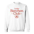 Lecker Bierchen Club Retro Team Malle Daydrinking Backprint Sweatshirt