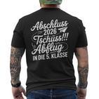Abschluss Grundschule 2026 Grundschule Abschied Abgänger T-Shirt mit Rückendruck