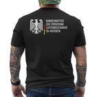 Bundesinstitut Zur Förderung Leistungsstarker8-Motoren T-Shirt mit Rückendruck