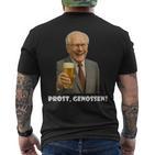 Erich Honecker Ostdeutschland Lustiges Ddr T-Shirt mit Rückendruck