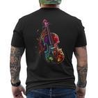 Geigen Farben Bunte Geigeioline Geschenk Füriolinisten T-Shirt mit Rückendruck