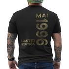 Limited Edition Mai 1996 Mann Frau 30 Geburtstag T-Shirt mit Rückendruck