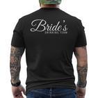 Passendes Gruppendesignon Bride's Drinking Team T-Shirt mit Rückendruck