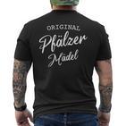 Pfalzkind Pälzer Weinfest Original Pälzer Mädel Pfalz T-Shirt mit Rückendruck