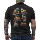 Züge Für Jungen Dampflokomotive Zug Für Kleinkind Jungen T-Shirt mit Rückendruck