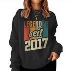 9 Geburtstag Junge Mädchen 9 Jahre 2017 Geschenk Lustig Sweatshirt Frauen
