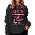 Beste Ehefrau Und Mama Der Welt Sweatshirt Frauen