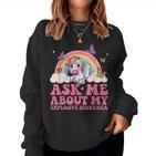 Lustiger Unangemessener Peinlicher Gag Meme Erwachsene Humor Frauen Sweatshirt Frauen