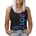 Limited Edition Jahrgang 2017 Junge Mädchen 9 Geburtstag Tank Top Frauen