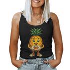 Süßes Ananasmotiv Mit Herzsymbol Tank Top Frauen