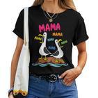 Lustiges Möwen Mama Humorvolleogel Meme Mama T-shirt Frauen