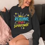 Reading Is My Superpower Hoodies