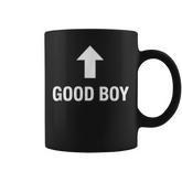 Good Boy Arrow Mom Saying For Boys Dog Lover Humor Coffee Mug