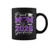Proud Mom Of A 2026 Graduate Senior 2026 Purple Gold Vibes Coffee Mug
