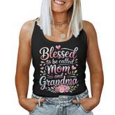 Blessed To Be Called Mom And Grandma Floral Mother's Day Women Tank Top