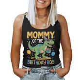 Mommy Of The Birthday Party Outfit Dinosaur Squad Mom Women Tank Top