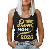 Prom Mom 2026 Senior Graduation Class Of School Gold Cap Women Tank Top