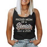 Retro Proud Mom Of A Senior Class Of 2026 Senior Mama 2026 Women Tank Top