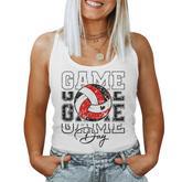 Volleyball Game Day Girls Volleyball Mom Red & Black Women Tank Top