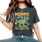 Mommy Of The Birthday Party Outfit Dinosaur Squad Mom Women's Oversized Comfort T-Shirt