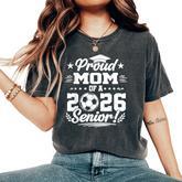 Proud Mom Of A 2026 Senior Soccer Graduate Women's Oversized Comfort T-Shirt