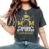 Proud Mom Of 8Th Grade Graduate 2026 Middle Graduation Women's Oversized Comfort T-Shirt