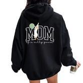 One Silly Goose Mom 1St First Birthday Family Matching Women Oversized Hoodie Back Print