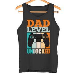 Dad Level Hatater 2026 Gaming-Vater Freigeschaltet Tank Top - Seseable