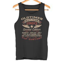 Geschenk Zum 66 Geburtstag Jahrgang 1960 Oldtimer Lustiges Tank Top - Seseable