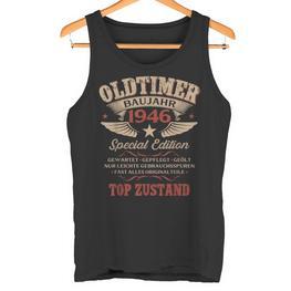 Geschenk Zum 80 Geburtstag Jahrgang 1946 Oldtimer Lustiges Tank Top - Seseable