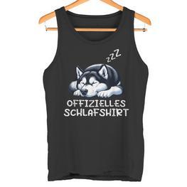 Offizielleschlaf Husky Huskysiberian Hund Hunde Tank Top - Seseable