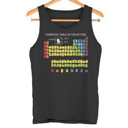 Periodensystem Der Kätzchen Lustige Katze Chemie Lustige Katze Tank Top - Seseable