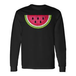 Watermelon Graphic & More Lustige Wassermelonen-Grafik Für Obstliebhaber Chwarz Eu 415 Klassisch Lustig Langarmshirts - Seseable