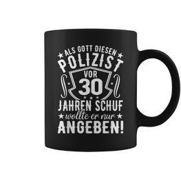 Polizei Geburtstag Polizist 30 Geburtstag Mann 30 Jahre Tassen - Seseable