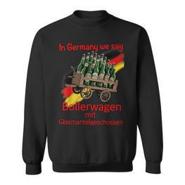 Bollerwagen Bier Männertagatertag Party Grillen Sweatshirt - Seseable