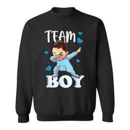 Gender Reveal Party Team Für Jungen Babyparty Passende Familie Sweatshirt - Seseable